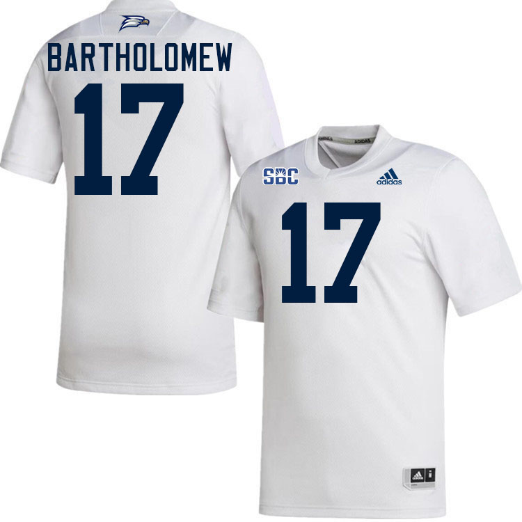 #17 Shemar Bartholomew Georgia Southern Eagles Jerseys|Apparels Football Stitched-White